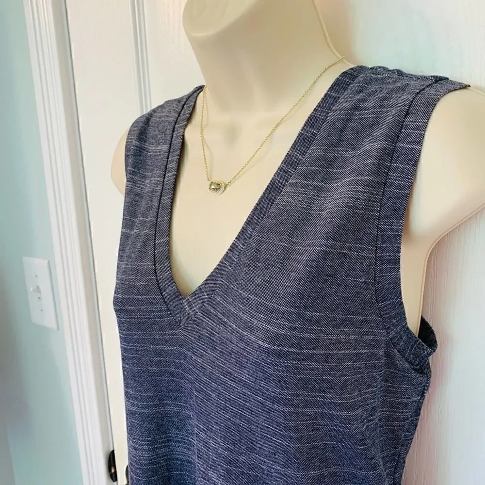 NWT Nicole Miller Artelier Navy Sleeveless Dress❤️